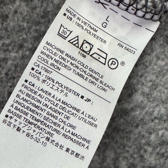 Banana Republic Large Gray Herringbone Coat Jacket - Picture 15 of 16